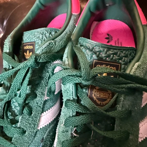 Adidas Green and Pink Interior Shoes - Picture 4 of 5